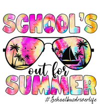 School Bus Driver Out For Summer Tie Dye Sunglasses T-Shirt