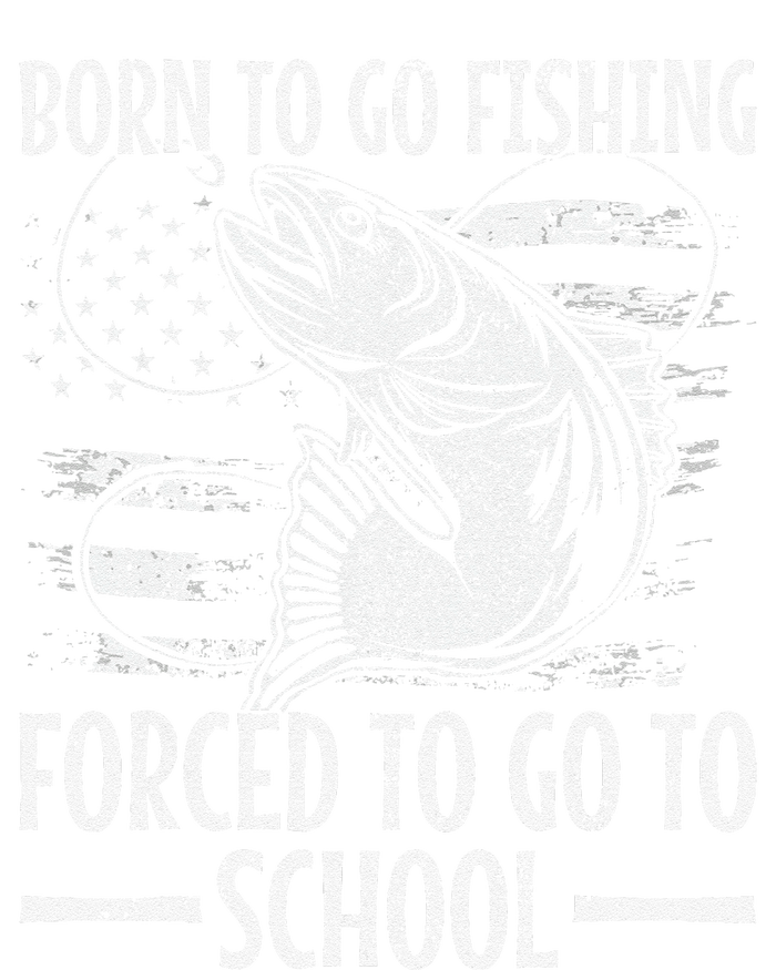 Born To Go Fishing Bass Fish Fisherman Funny Fishing Adult ChromaSoft Performance T-Shirt