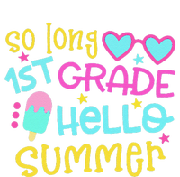 So Long 1st Grade Hello Summer Graduation Last Day Of School 7-Panel Snapback Hat