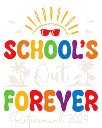 Summer Vacation Retro SchoolS Out Forever Retirement 2024 T-Shirt