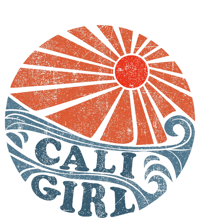 Vintage Cali Girl Retro Beach California Vacation Women T-Shirt