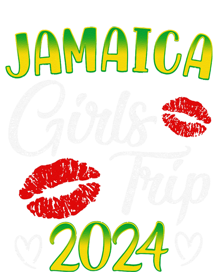 Women Jamaica Girl Trip 2024 Summer Vacation Weekend Funny T-Shirt