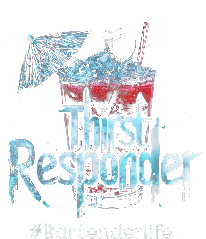 Thirst Response Responder Funny Bartender Mixologists T-Shirt