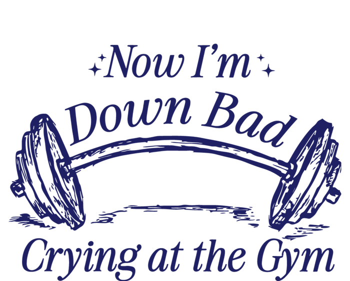 Now Im Down Bad Crying At The Gym Ttpd T-Shirt