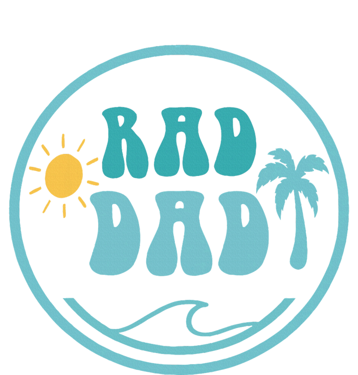 Rad Dad The Big One 1st Birthday Surf Family T-Shirt