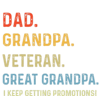 Fathers Day Dad Grandpa Veteran Great Grandpa Tie-Dye Long Sleeve Shirt