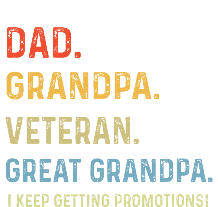 Fathers Day Dad Grandpa Veteran Great Grandpa Tie-Dye Long Sleeve Shirt