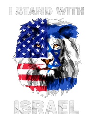 Stand With Israel Lion Usa Flag Israel Flag T-Shirt