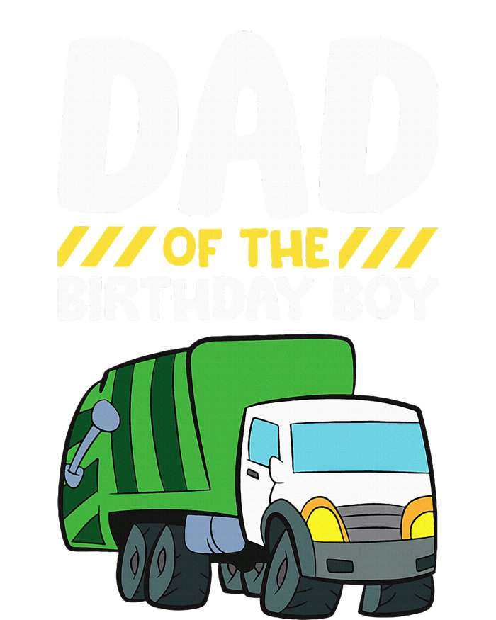 Dad Of The Birthday Boy Garbage Truck Performance Sprint T-Shirt