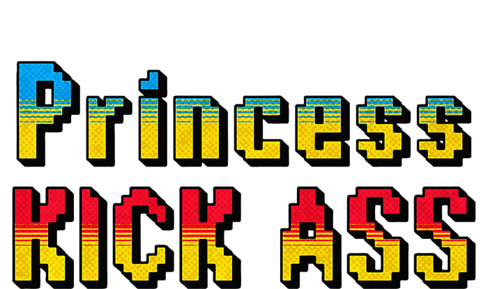 Princess Kick Ass Empowering Apparel For Modern Women Kids T-Shirt