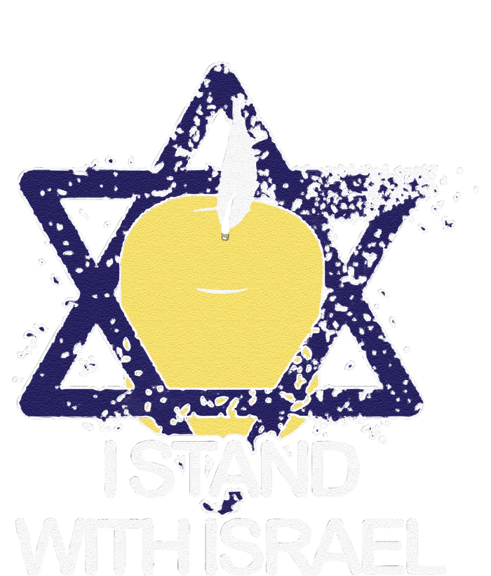 Funny I Stand With Israel Jewish Sweater Israeli Gift Women's Fleece Hoodie