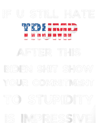 If You Still Hate Trump After This Biden Show Vote Trump Women's Racerback Tank