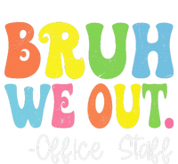 Bruh We Out Office Staff Happy Last Day Of School Groovy Women's Fleece Hoodie