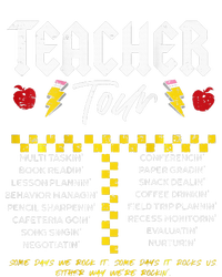 Retro Lightning Bolt Abcd The Teacher T-Shirt