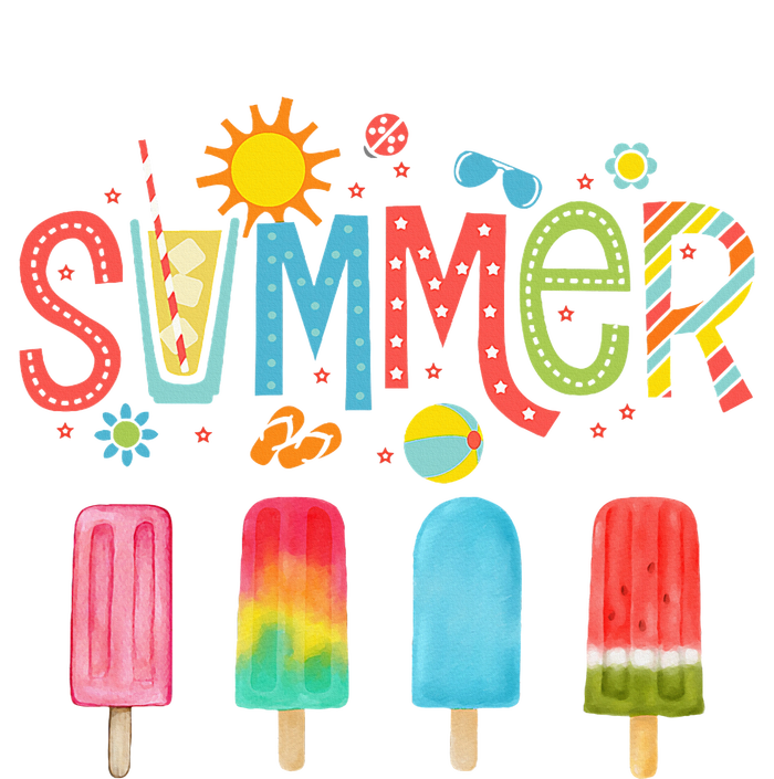 Popsicle Summer Hello Summer T-Shirt