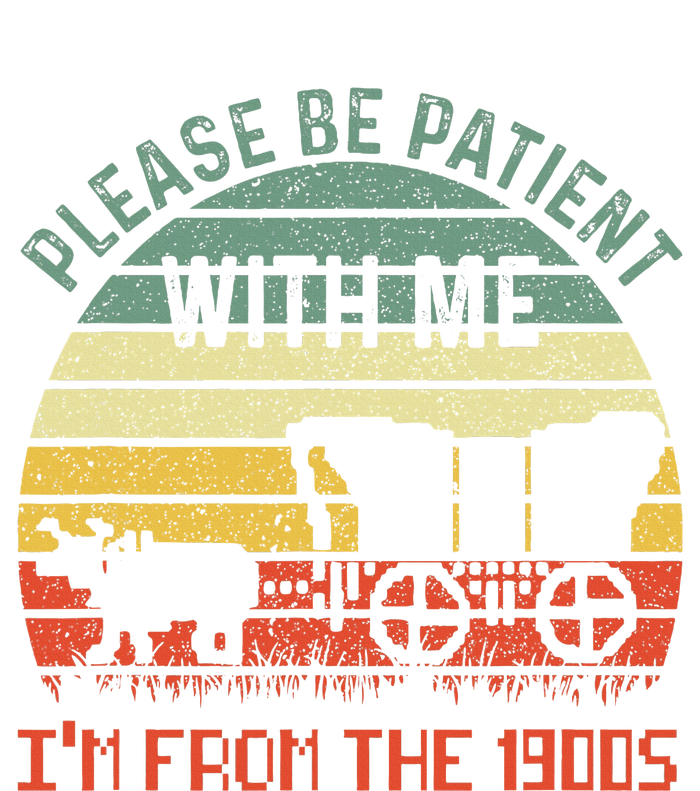 Please Be Patient With Me Cool Dad Joke Saying Retro Vintage Premium T-Shirt