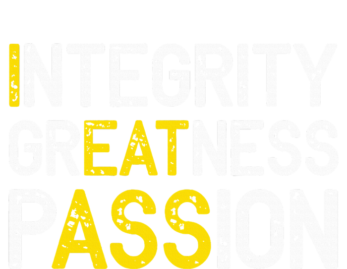 Integrity Greatness Passion Sustainable Knit Beanie