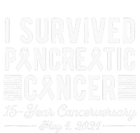 I Survived Pancreatic Cancer 15year Anniversary May 4 2024 T-Shirt