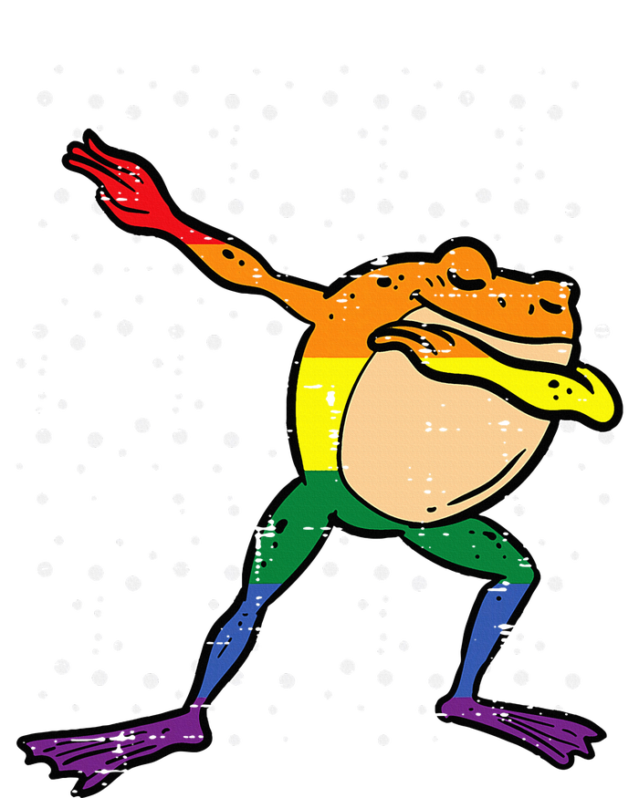 Gay Rainbow Frog Dab Pride Month Lgbt Ally T-Shirt