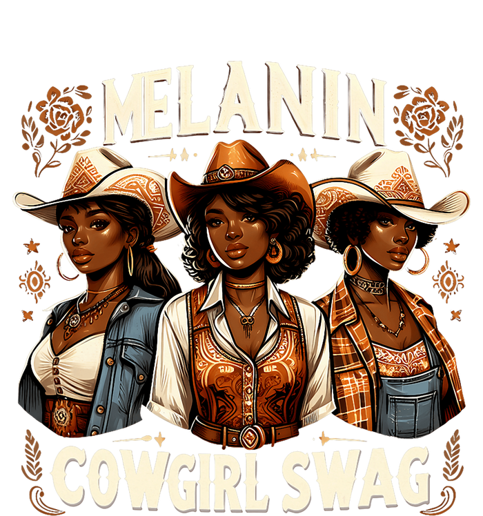 Melanin Cowgirls Black History African Melanin Cowgirl Swag Sweatshirt