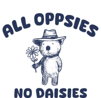 All Oopsies No Daisies Cute Bear Flat Bill Trucker Hat