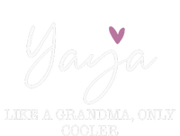 Yaya Like A Grandma Only Cooler Heart MotherS Day Sustainable Knit Beanie