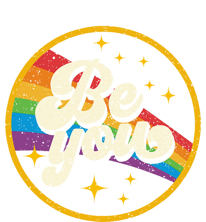 Be You Pride Lgbtq Gay Lgbt Ally Rainbow Flag Cooling Performance Crew T-Shirt