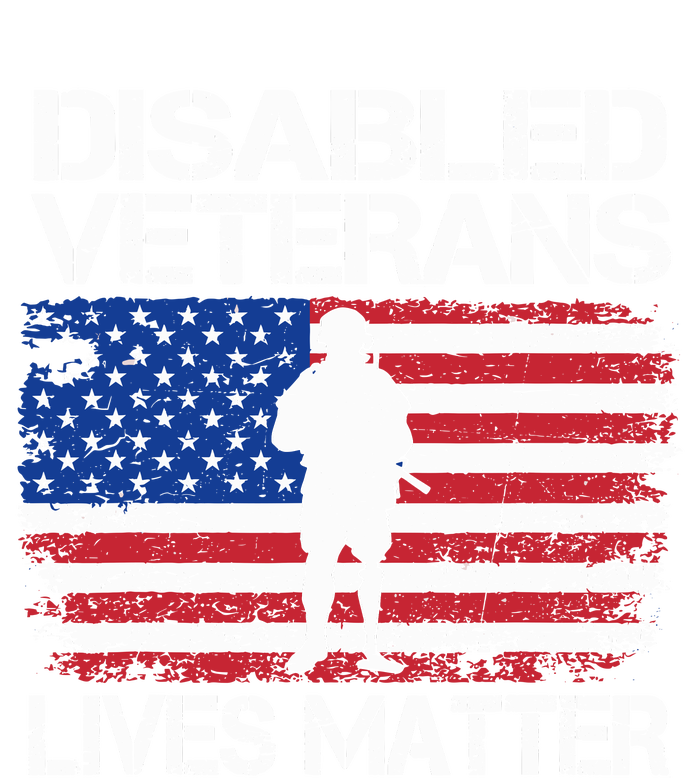 Disabled Veteran Lives Matter Flag American Us Vet Military Women's Pullover Hoodie