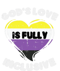 Gods Love Fully Inclusive Heart Enby Nb Pride Flag Daily Commute Backpack