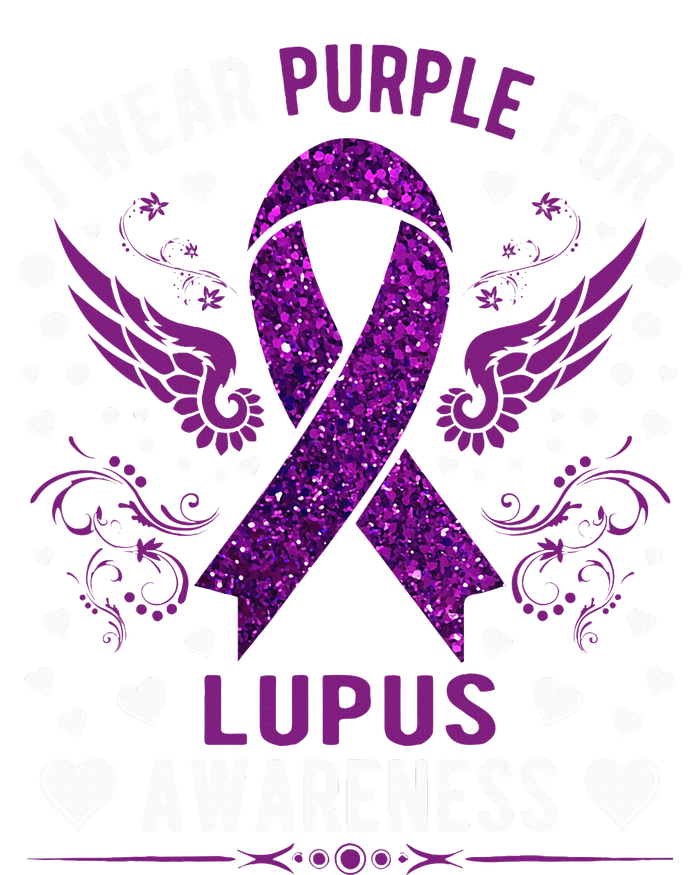 I Wear Purple For Lupus Awareness PosiCharge Competitor Tank