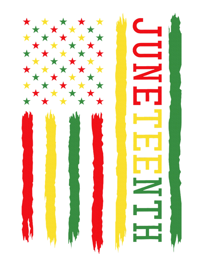 Juneteenth Flag Black Freedom 1865 Tie-Dye T-Shirt