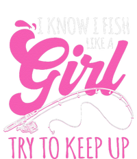 I Know I Fish Like A Girl Fisherwoman Fishing Gift Ladies Essential Tank