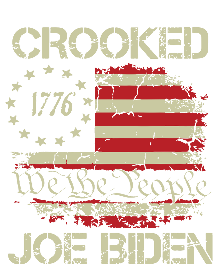 Crooked Joe Biden Trump Quote Called Joe Biden Crooked. High Crown Mesh Back Trucker Hat