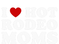 I Love Hot Rodeo Moms I Heart Cowboy Rodeo Mom Women's Tri-Blend 3/4-Sleeve Raglan Shirt