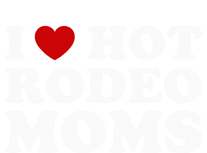 I Love Hot Rodeo Moms I Heart Cowboy Rodeo Mom Women's Tri-Blend 3/4-Sleeve Raglan Shirt