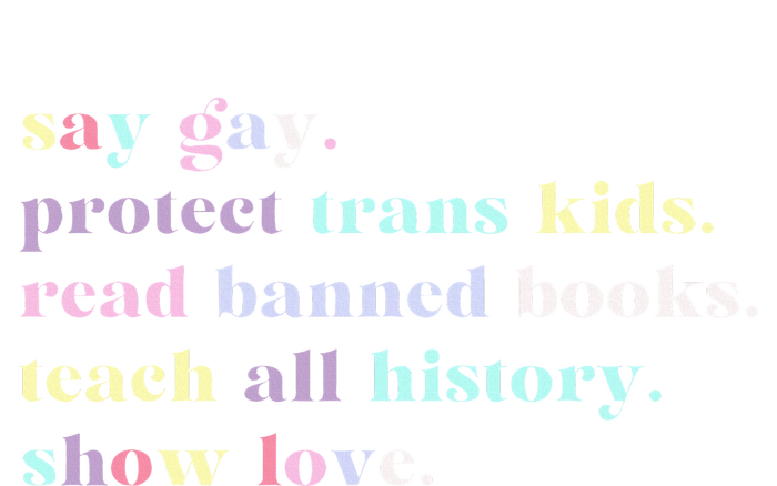 Say Gay Protect Tran Read Banned Books T-Shirt