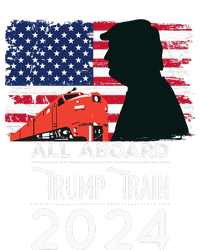 All Aboard Trump Train 2024 American Flag Mesh Reversible Basketball Jersey Tank