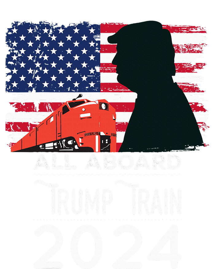 All Aboard Trump Train 2024 American Flag Mesh Reversible Basketball Jersey Tank