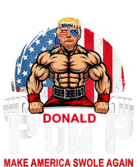 Donald Pump Swole America Again Gym Fitness Canvas