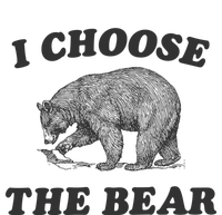 I Choose The Bear Funny Bear Vs Man Women's T-Shirt