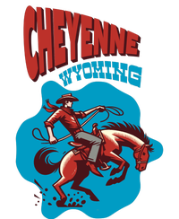 Cheyenne Wyoming Cowboy Vintage Kids Sweatshirt