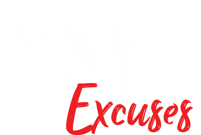 No Excuses Gym Motivation Graphic Bella+Canvas Jersey Crop Tee