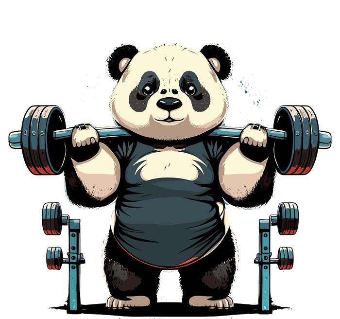 Panda Weightlifting Funny Fitness Gym Panda Kids Hoodie