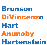 Brunson Divincenzo Hart Anunoby Hartenstein T-Shirt