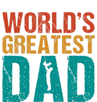 WorldS Greatest Dad Ladies PosiCharge Competitor Racerback Tank