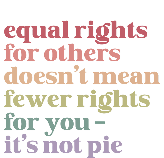 Equal Rights For Others DoesnT Mean Fewer Rights For You Lgbt Women's Racerback Tank