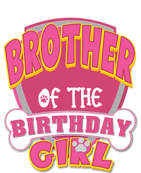 Brother Of The Birthday Girl Dog Paw Family Matching Coaster