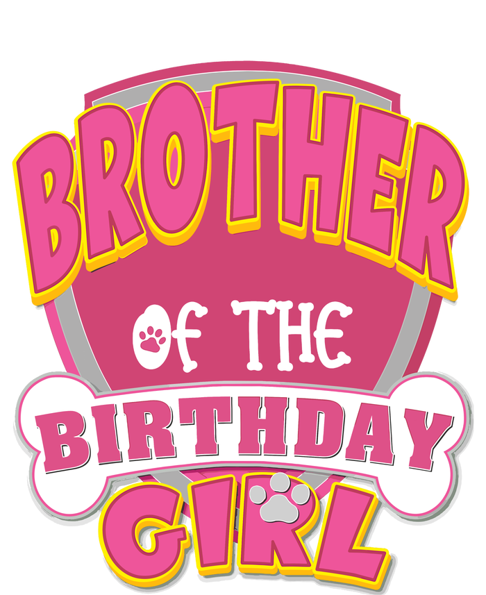 Brother Of The Birthday Girl Dog Paw Family Matching Coaster