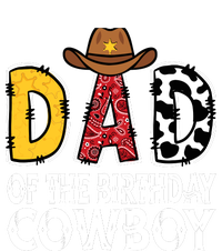 Dad 1st Birthday Cowboy Western Dad Birthday Boy Flat Bill Trucker Hat