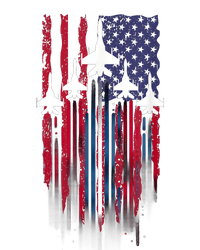 Fighter Jet Airplane American Flag Patriotic 4th Of July T-Shirt